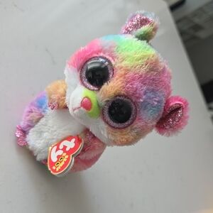Ty Multicolor Stuffed Animal with Glitter Ears